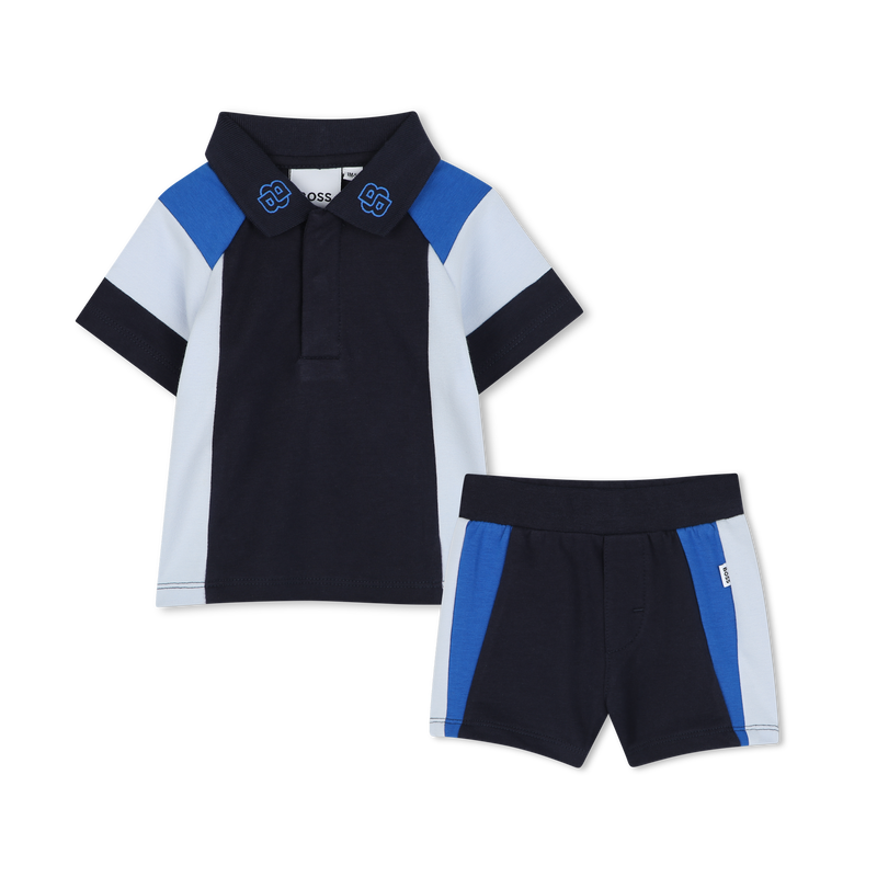 Polo shirt and shorts set BOSS 
                    BOY