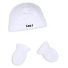 Pijama + bodysuit + gorro + conjunto de luvas BOSS 
                    BOY