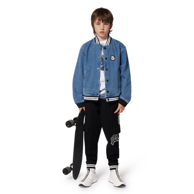 T-shirt de algod&atilde;o estampada DKNY BOY