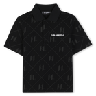 Polo de manga curta KARL LAGERFELD KIDS 
                    BOY