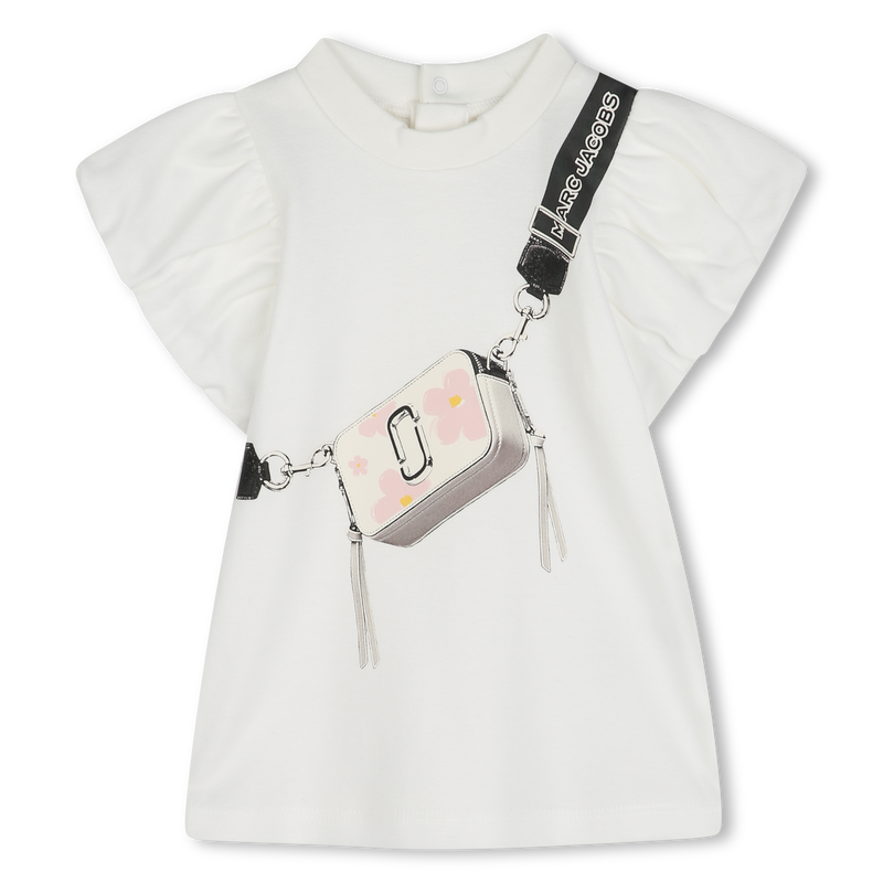 Vestido manga curta em algod&atilde;o MARC JACOBS 
                        UNISEX