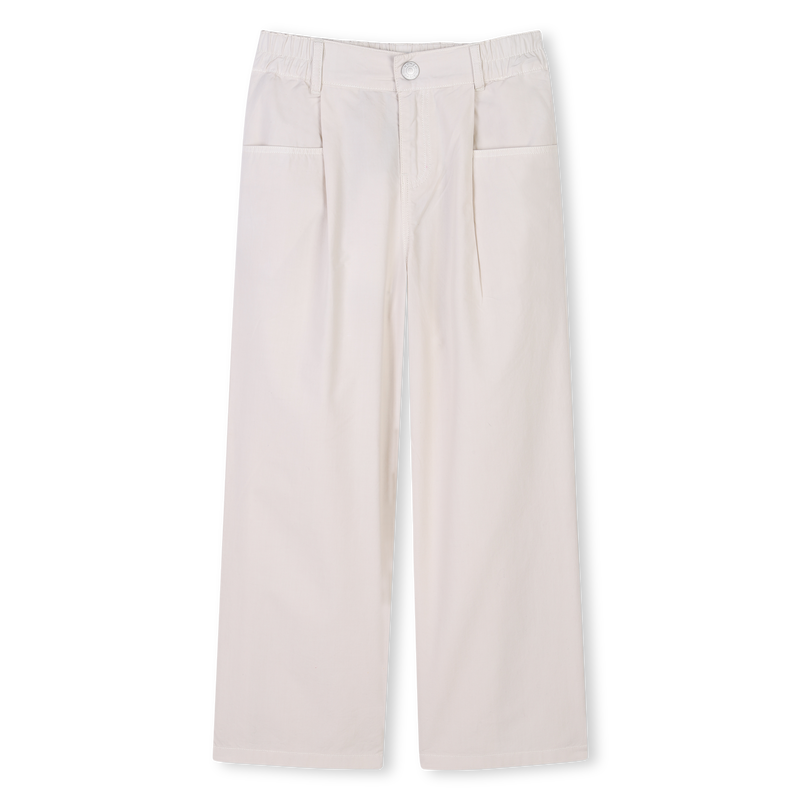 Flared poplin trousers KENZO KIDS 
                    GIRL