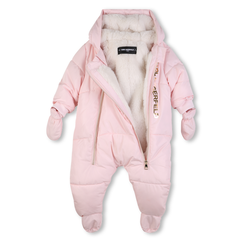 Traje piloto em poliéster KARL LAGERFELD KIDS 
                    GIRL