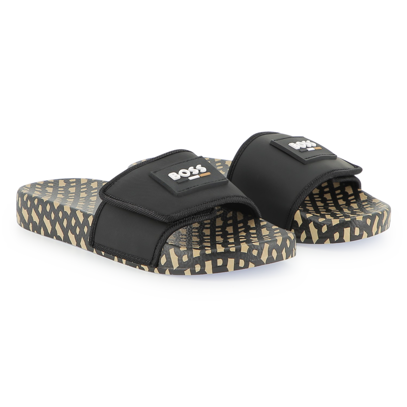 Chinelos com velcro BOSS 
                        BOY