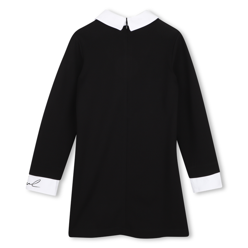 Vestido de mangas longas KARL LAGERFELD KIDS 
                        GIRL