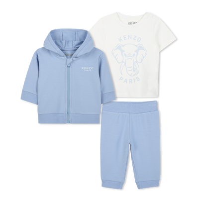 Conjunto de jogging de algod&atilde;o KENZO KIDS UNISEX