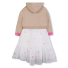 Vestido bimaterial BILLIEBLUSH 
                    GIRL
