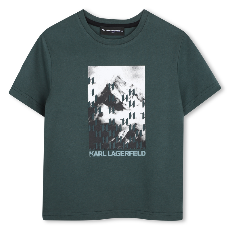 Camiseta de mangas curtas KARL LAGERFELD KIDS 
                        BOY