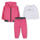 Conjunto de jogging de 3 pe&ccedil;as KARL LAGERFELD KIDS 
                    GIRL