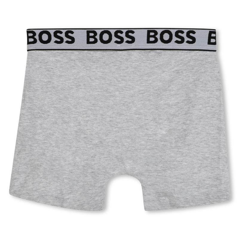 Set of 3 cotton boxer shorts BOSS 
                    BOY