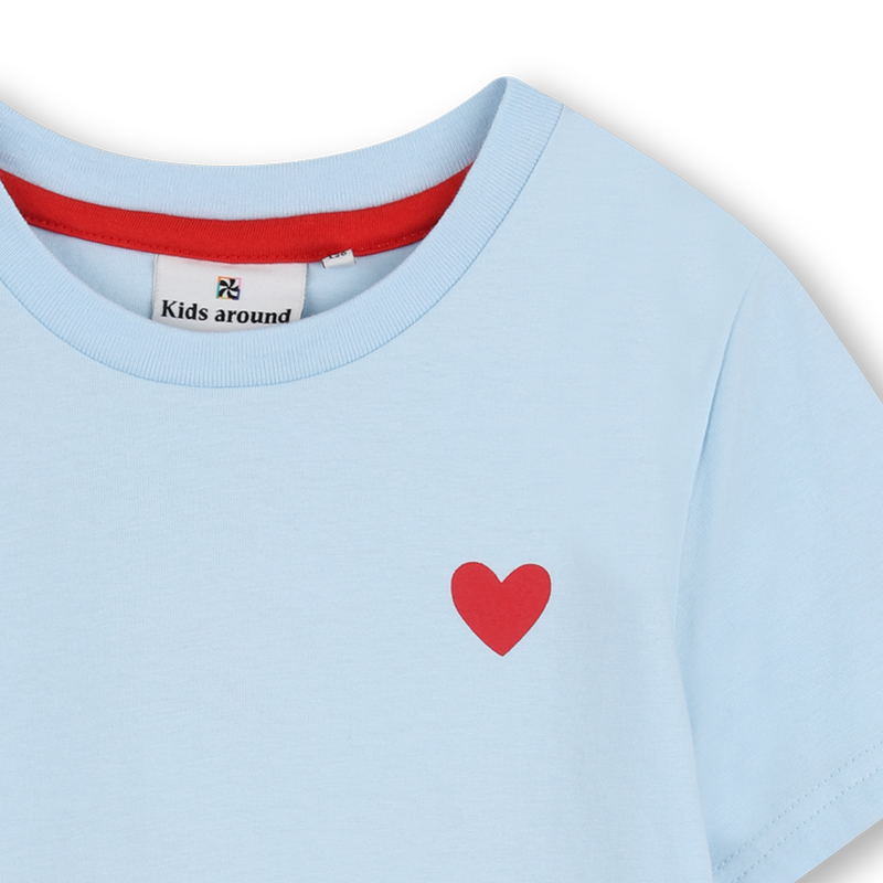 Camiseta de mangas curtas KIDS AROUND 
                        GIRL