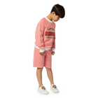 Bermudas de algod&atilde;o &agrave;s riscas KENZO KIDS 
                    BOY