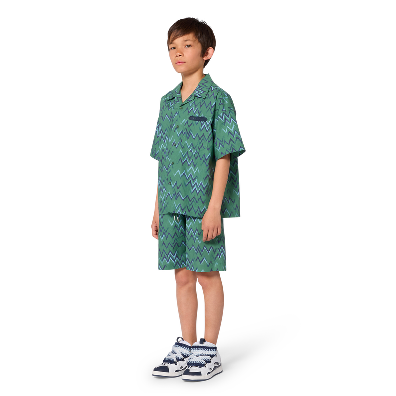 CAL&Ccedil;&Otilde;ES POPLIN BERMUDA LANVIN 
                        BOY