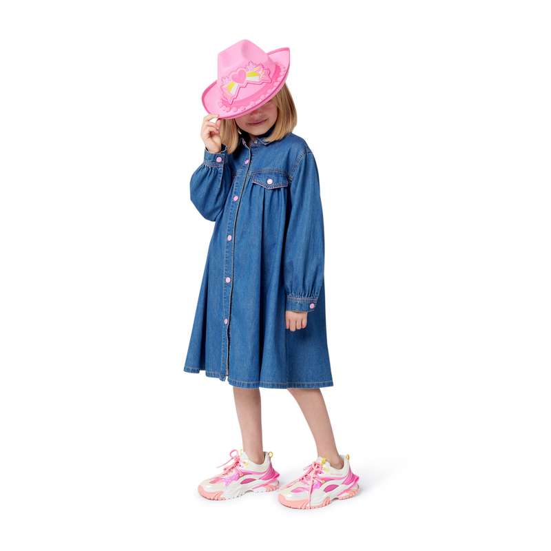 Chapéu ocidental com pompons BILLIEBLUSH 
                    GIRL