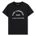 Camiseta de mangas curtas KARL LAGERFELD KIDS 
                    MENINO