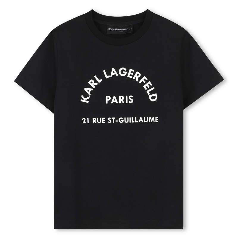 Camiseta de mangas curtas KARL LAGERFELD KIDS 
                        MENINO