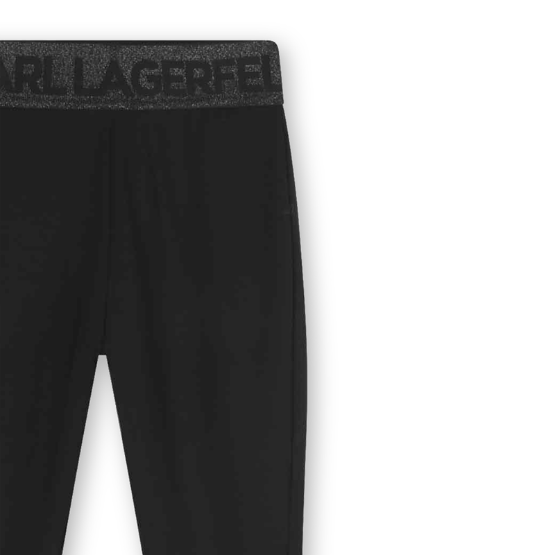 Leggings com estampado KARL LAGERFELD KIDS 
                    GIRL