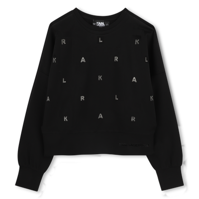 Sweatshirt de manga comprida KARL LAGERFELD KIDS GIRL