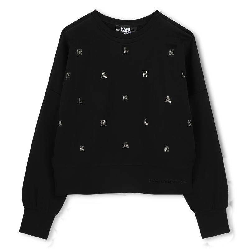 Sweatshirt de manga comprida KARL LAGERFELD KIDS 
                        GIRL