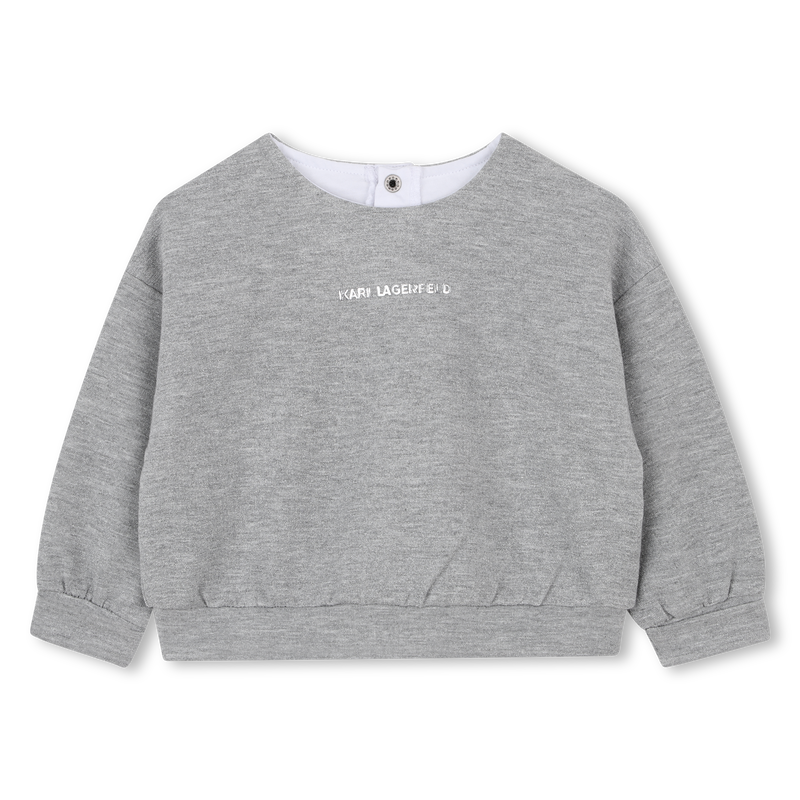Conjunto de moletom e saia KARL LAGERFELD KIDS 
                    GIRL