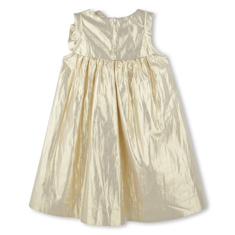 Vestido cerim&oacute;nia com folhos KARL LAGERFELD KIDS 
                        GIRL