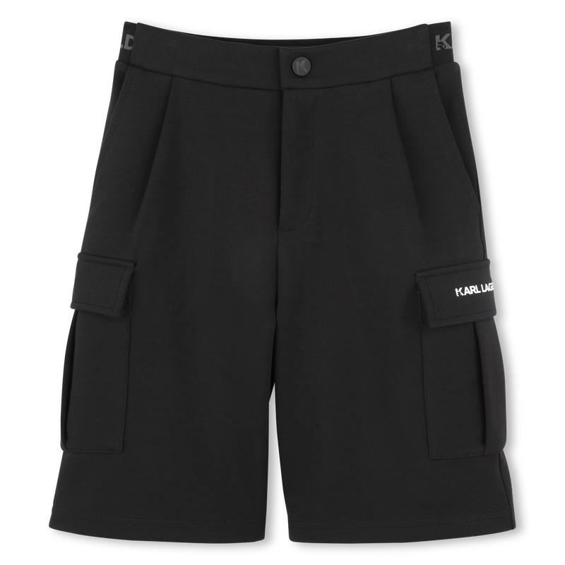 Bermuda com bolsos KARL LAGERFELD KIDS 
                        BOY