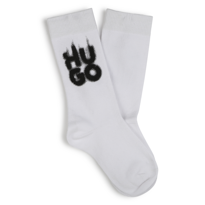 Conjunto de 2 pares de meias HUGO 
                        UNISEX