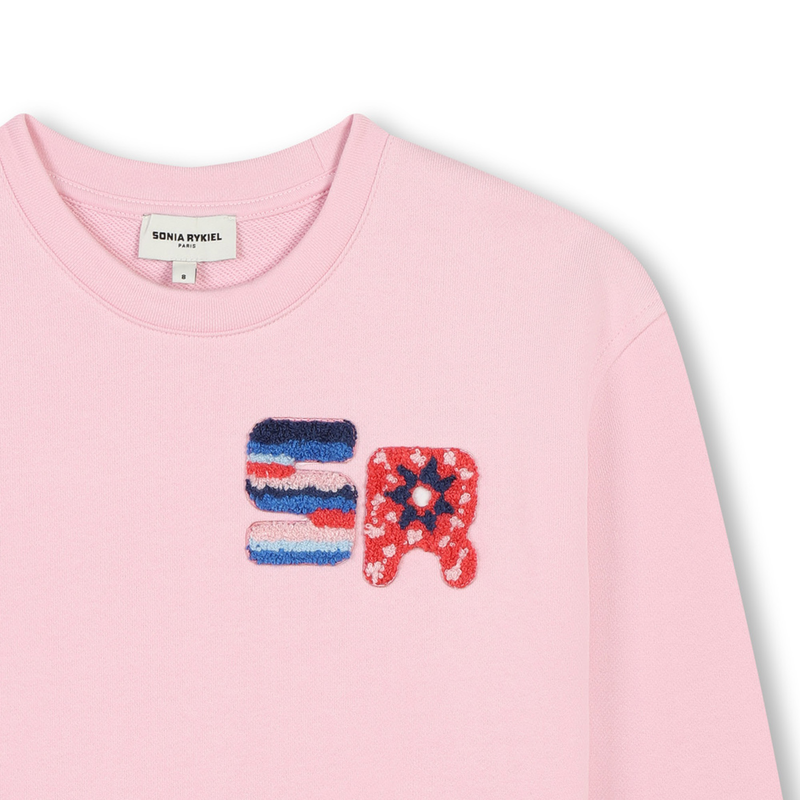 Sweatshirt em moletão SONIA RYKIEL 
                    GIRL