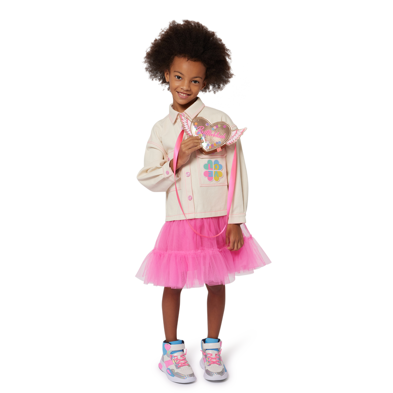 Vestido bi-matéria BILLIEBLUSH 
                    GIRL