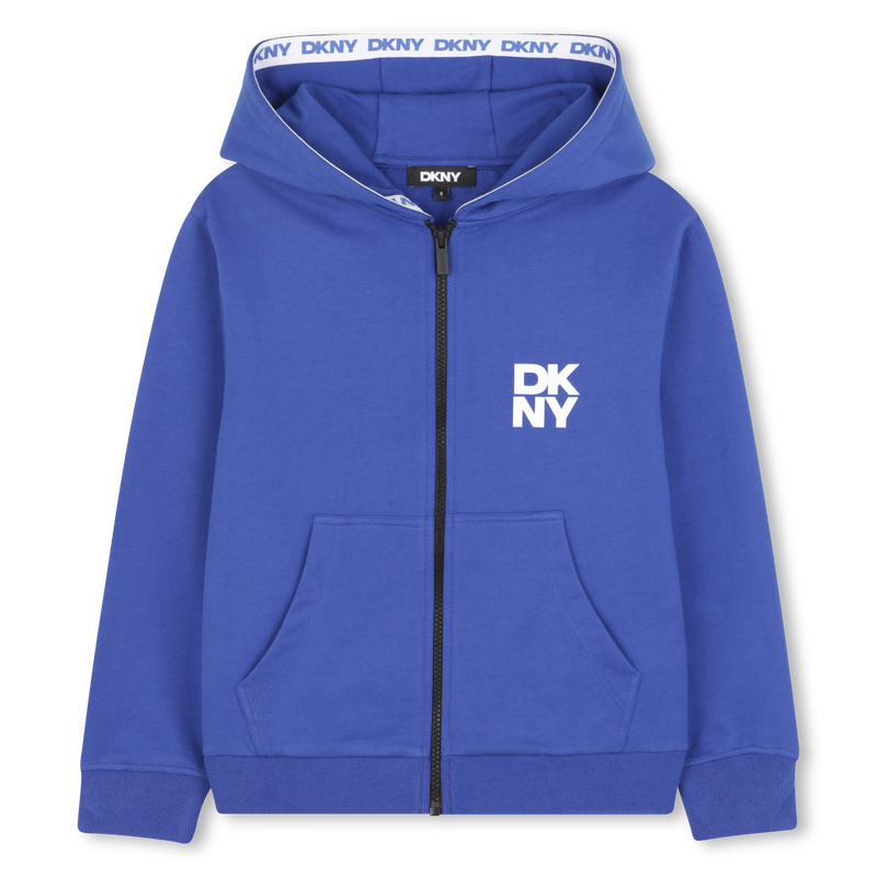 Cardigan com capuz DKNY 
                    BOY