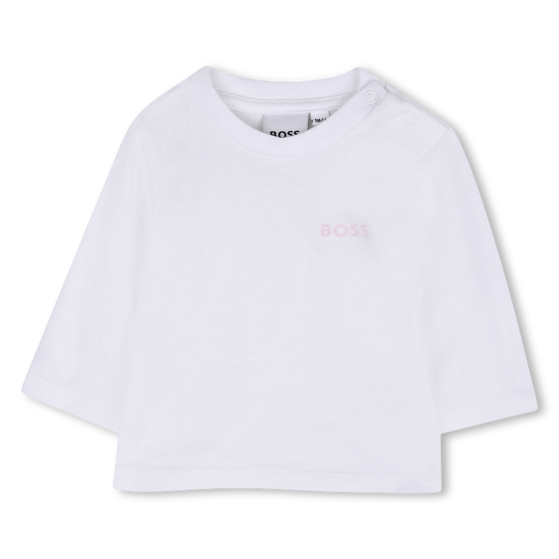 Conjunto de cal&ccedil;a, cardig&atilde; e camiseta BOSS 
                        MENINA
