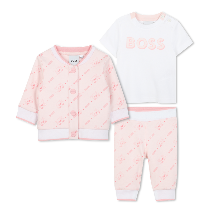 Conjunto de jogging de 3 pe&ccedil;as BOSS 
                        GIRL