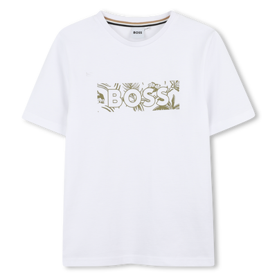T-shirt manga curta em algod&atilde;o BOSS BOY