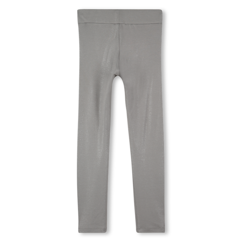 Leggings de jersey com lantejoulas prateadas DKNY 
                    GIRL