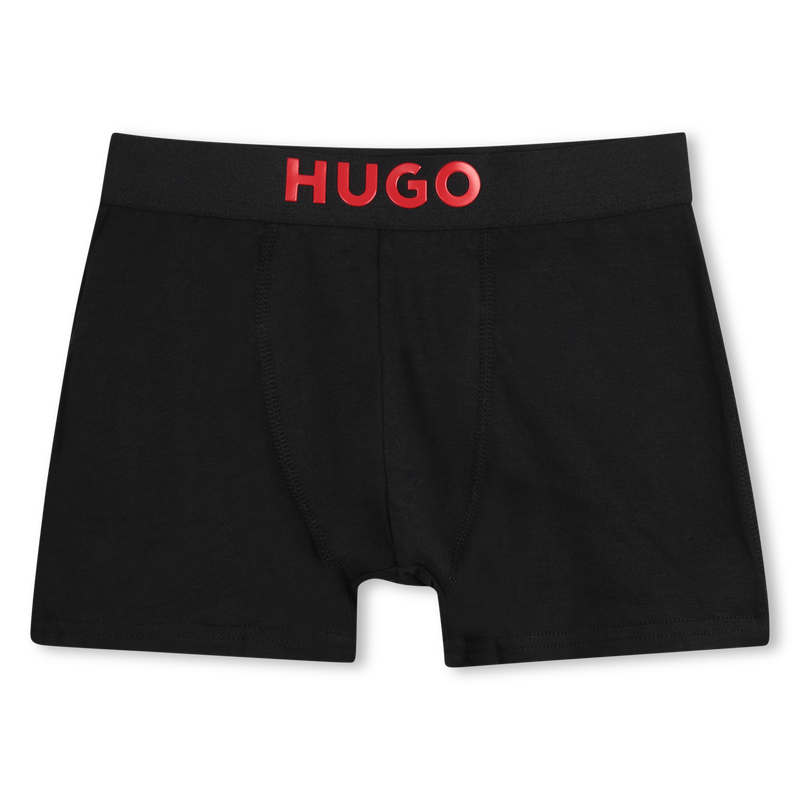 Conjunto 2 boxers de algod&atilde;o HUGO 
                        BOY