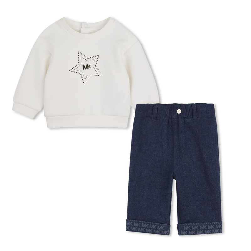Conjunto de moletom e cal&ccedil;a MICHAEL KORS 
                        MENINA