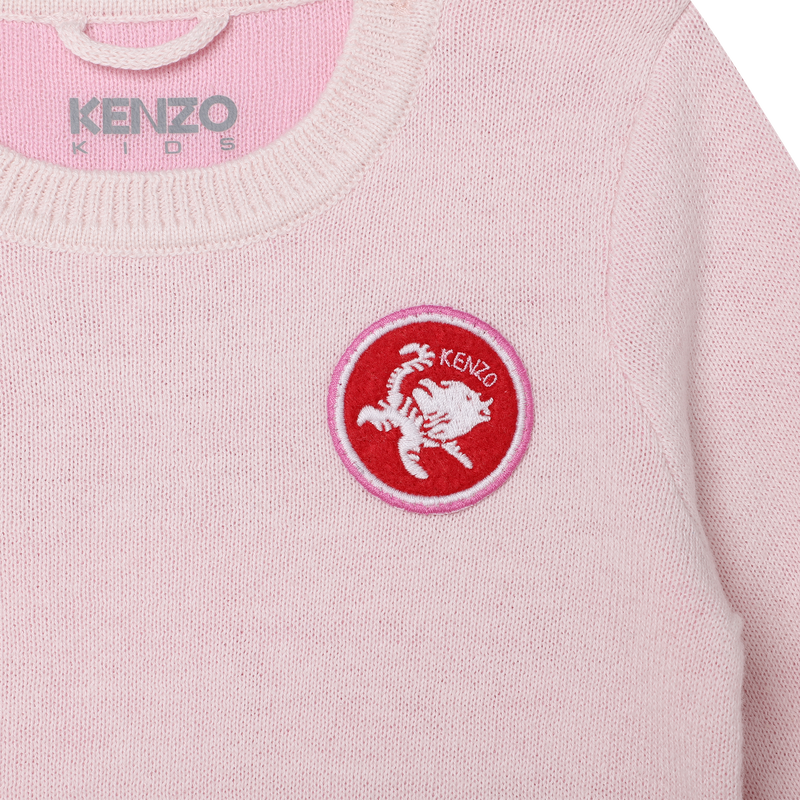 Cotton knit tracksuit KENZO KIDS 
                    GIRL