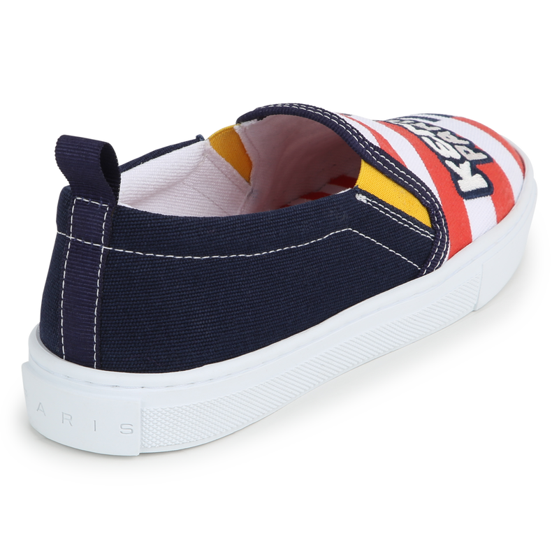 Ténis estampados com riscas KENZO KIDS 
                    UNISEX