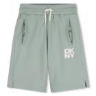 Cal&ccedil;&otilde;es de bermuda fleece DKNY 
                    BOY