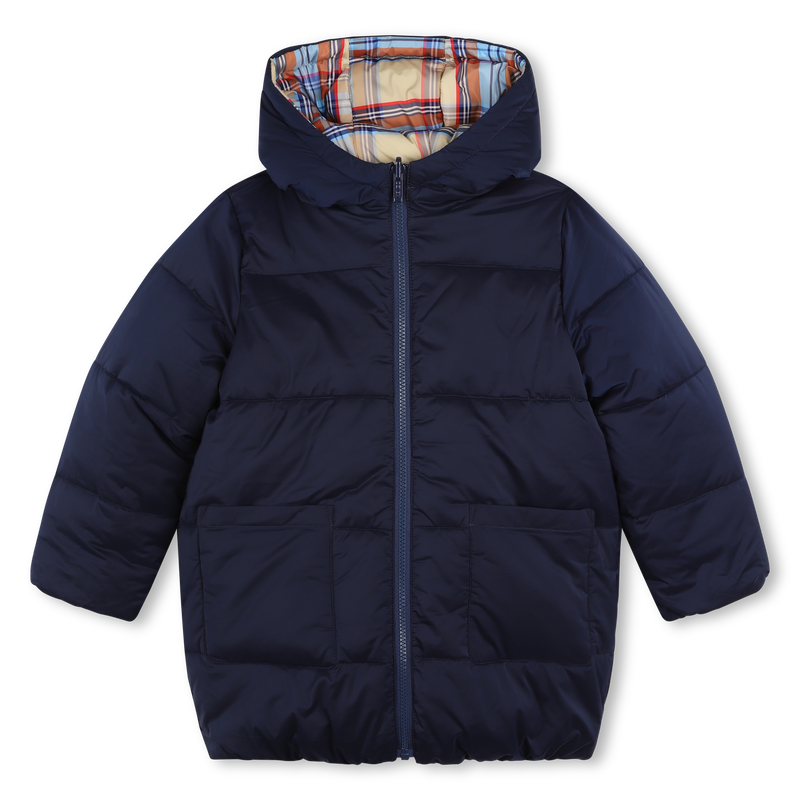 Blusão de penas reversível KENZO KIDS 
                    UNISEX