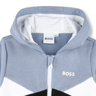 CASACO COM CAPUCHA BOSS 
                    MENINO