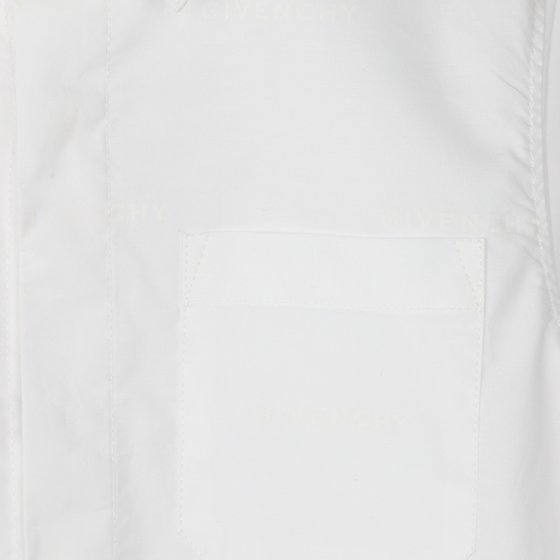 Camisa estampada em popelina GIVENCHY 
                    BOY