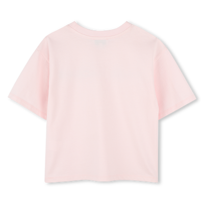 Cotton T-shirt with diamantés MARC JACOBS GIRL