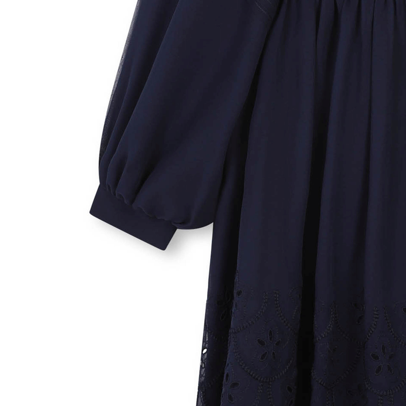 Vestido de cerimónia em seda CHLOE 
                    GIRL