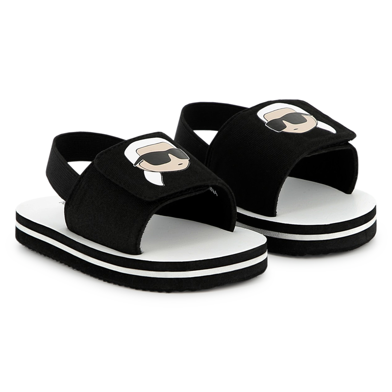 Sand&aacute;lias leves com velcro KARL LAGERFELD KIDS 
                        UNISEX