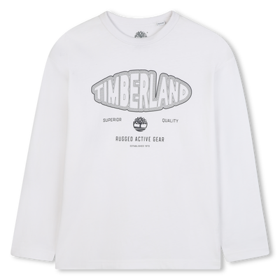 T-shirt de manga comprida em jersey TIMBERLAND BOY