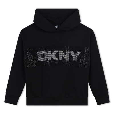 Sweatshirt em molet&atilde;o DKNY GIRL