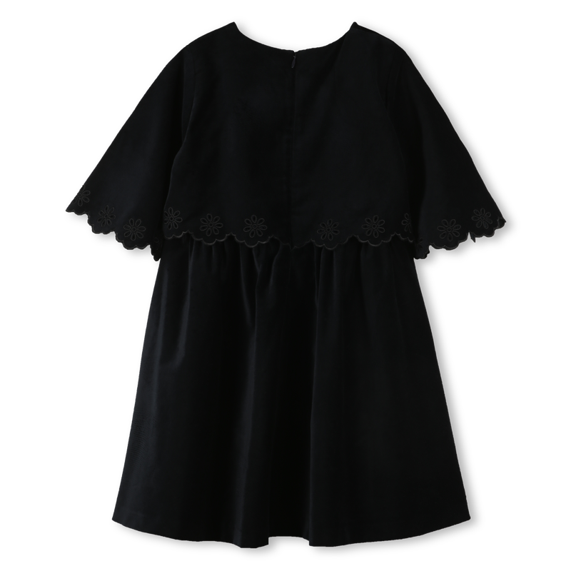 Vestido com bordado de flores a céu aberto CHLOE 
                    GIRL
