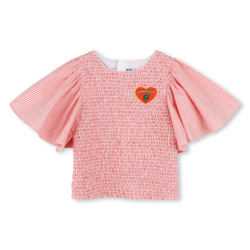 Blusa de algod&atilde;o KENZO KIDS 
                        GIRL