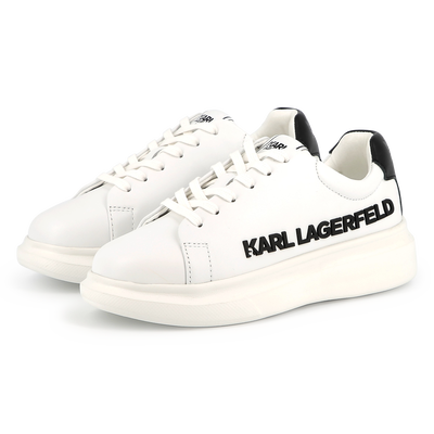 Sapatilhas de couro KARL LAGERFELD KIDS UNISEX